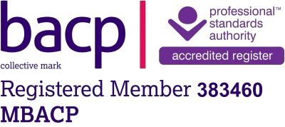 British Association for Counselling and Psychotherapy (BACP) logo.